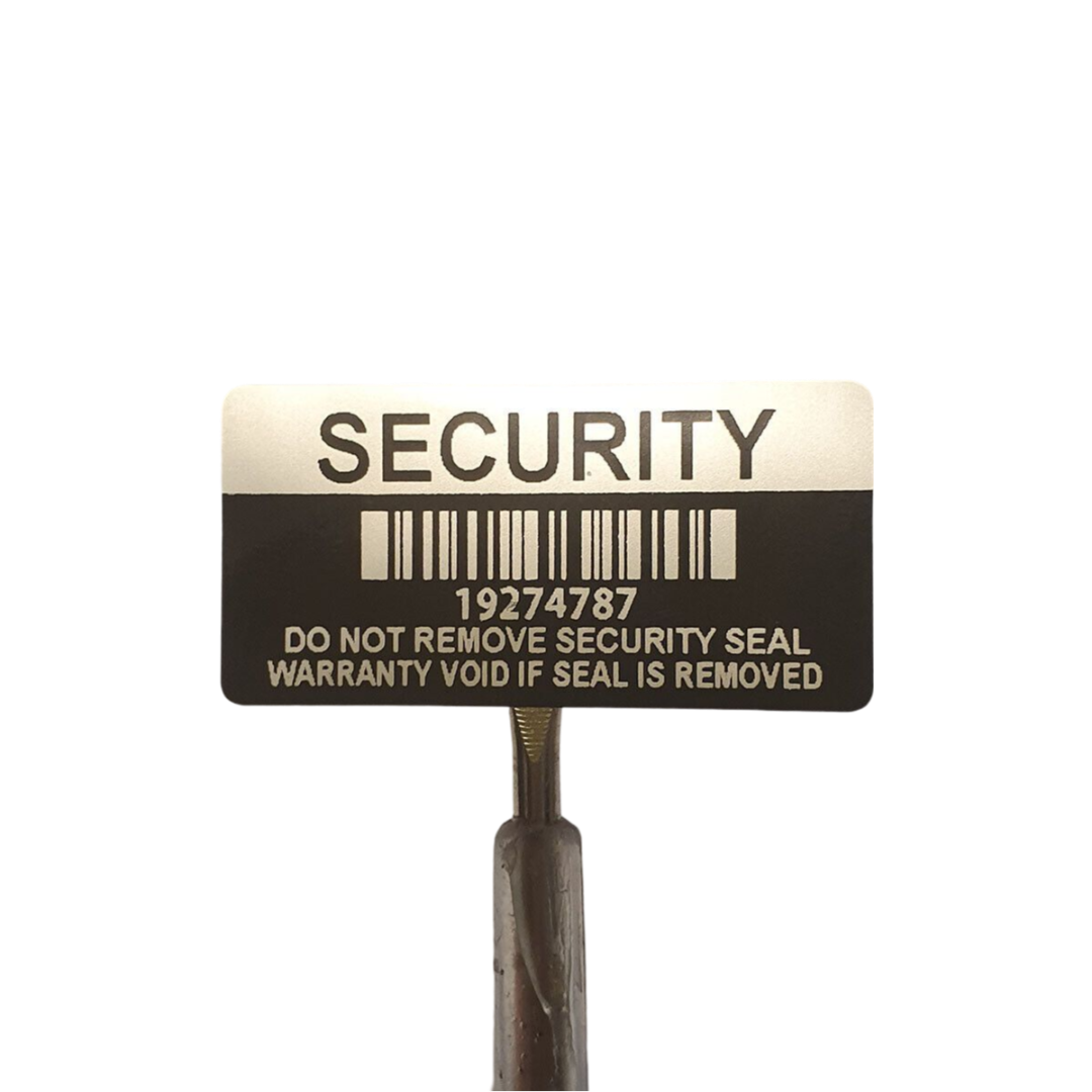 Garantiesiegel Security Seal 40x20 mm mit Barcode