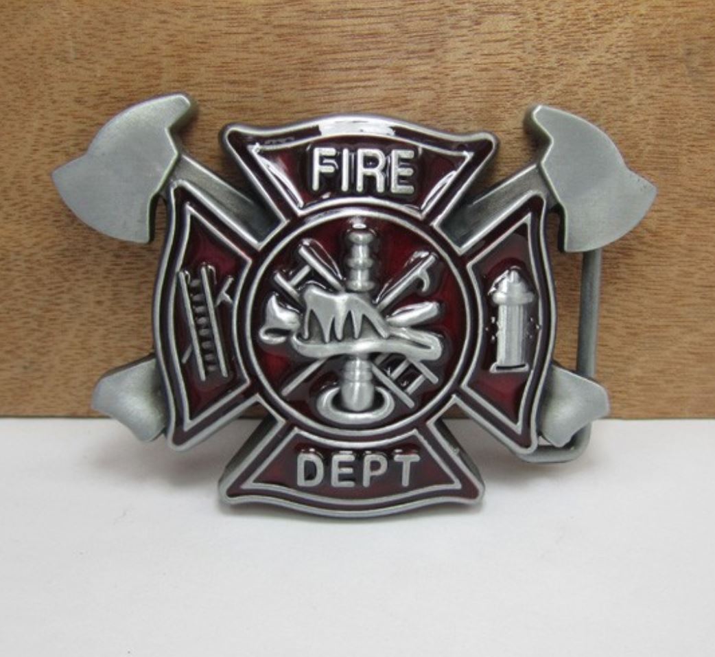 Gürtelschnalle Feuerwehr für Gürtel bis 4 cm Breite Fire Department