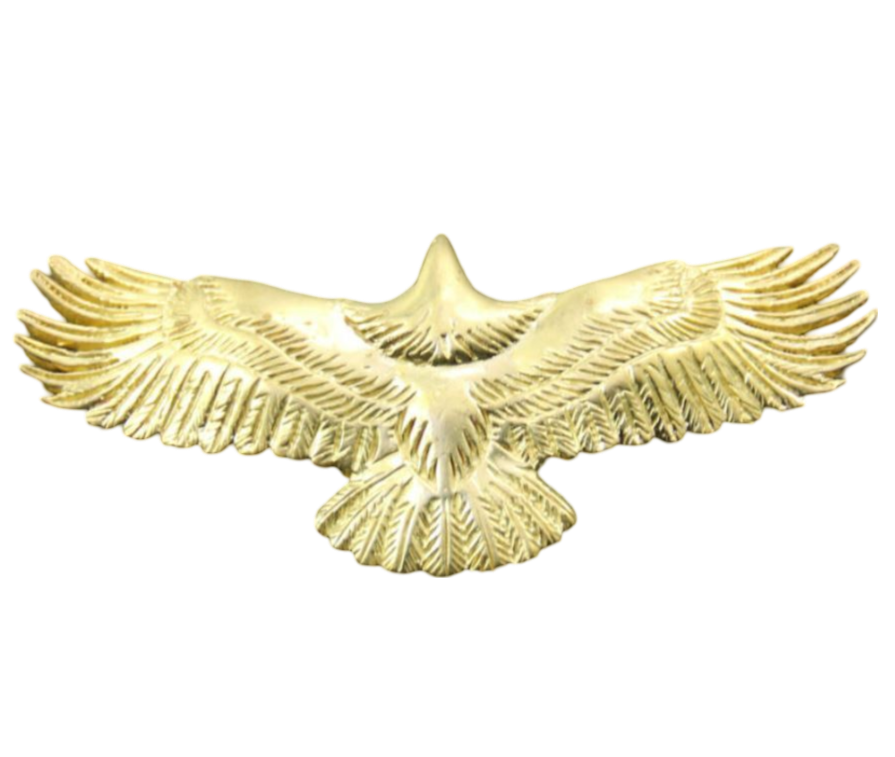 Adler Eagle 80 mm gold Western Concho 